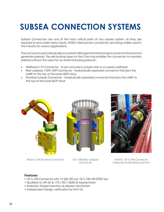 Vertical Flowline Connectors, Subsea Connectors - Worldwide Oilfield ...