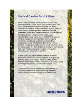 Vertical garden indoneta 021 71040100