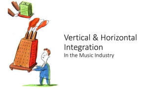 Vertical & Horizontal
Integration
In the Music Industry
 