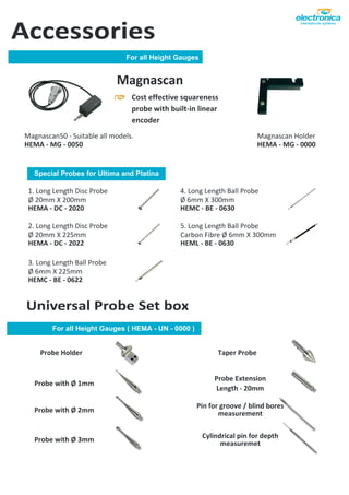 Height Meter Probe Vertical measuring instruments of height gauges , 2 d measurement ...