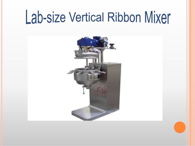 Vertical ribbon mixer