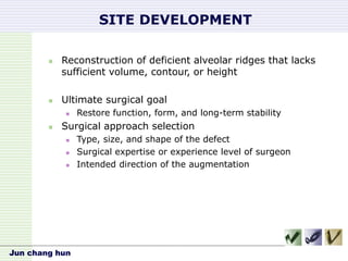 Sufficient Ridges Vertical Ridge Augmentation.ppt