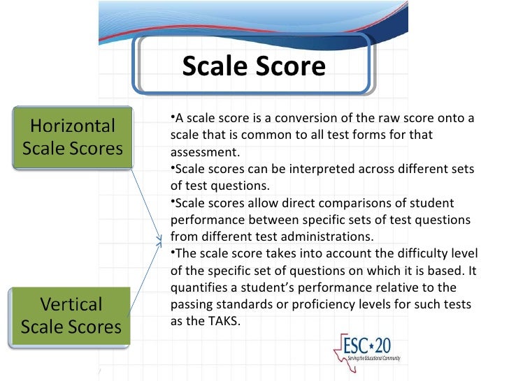 Vertical Scale Scores