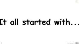 24 VictorRentea.ro
a training by
It all started with...
 