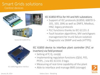 October 15, 2014 Stefano Zanin - Marketing 
RoMaSmart Cities pilot project (1) 
Funded by Italian Ministry of Research and Education 
Name of the project:RoMaResilience enhancement of a Metropolitan Area 
«Smart Cities and Communities» initiative from Italian Government (MIUR) 
8 partners –total amount of subsidies ~10,5M€  