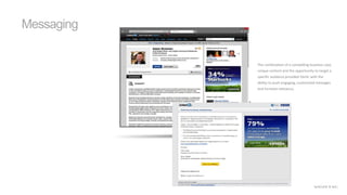 Using profile data to
personalize an
Interactive
Experience

Upon click through from LinkedIn, the resulting
site experien...