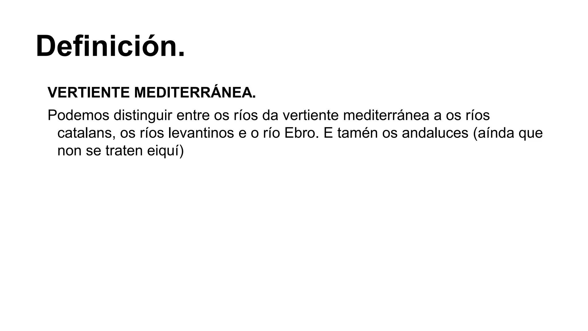 Vertiente mediterranea | PPTX