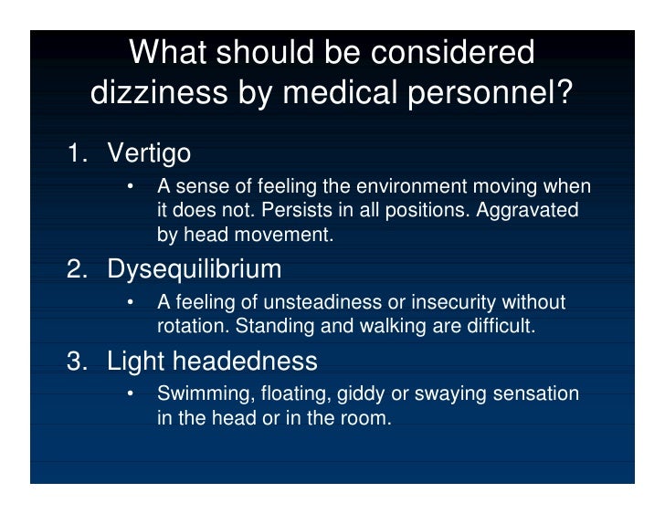 Neurological lectures...Vertigo