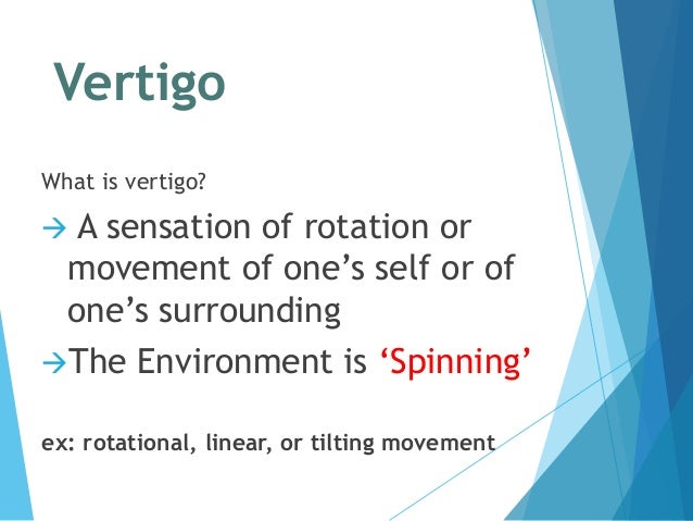 What is vertigo?