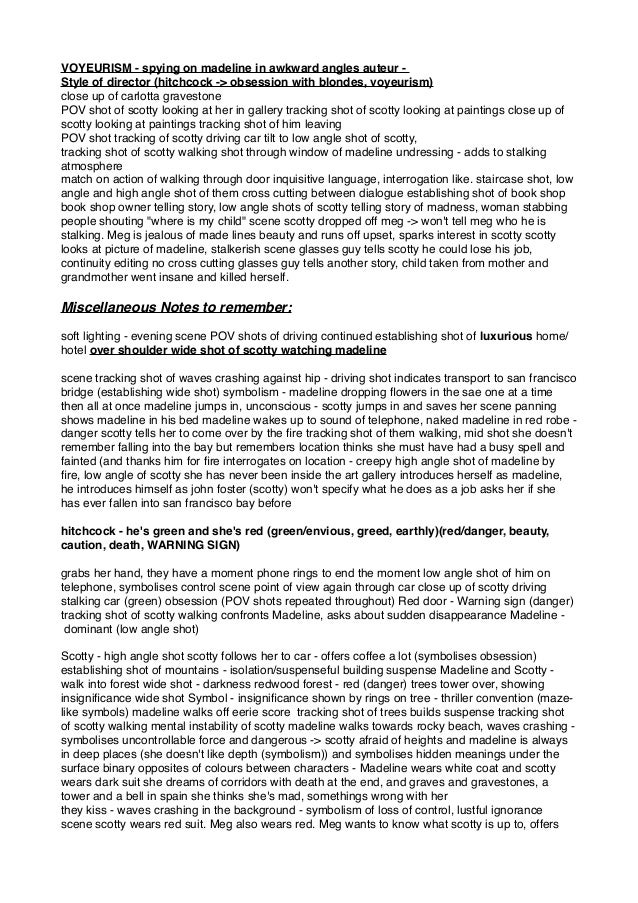 Vertigo movie analysis picture