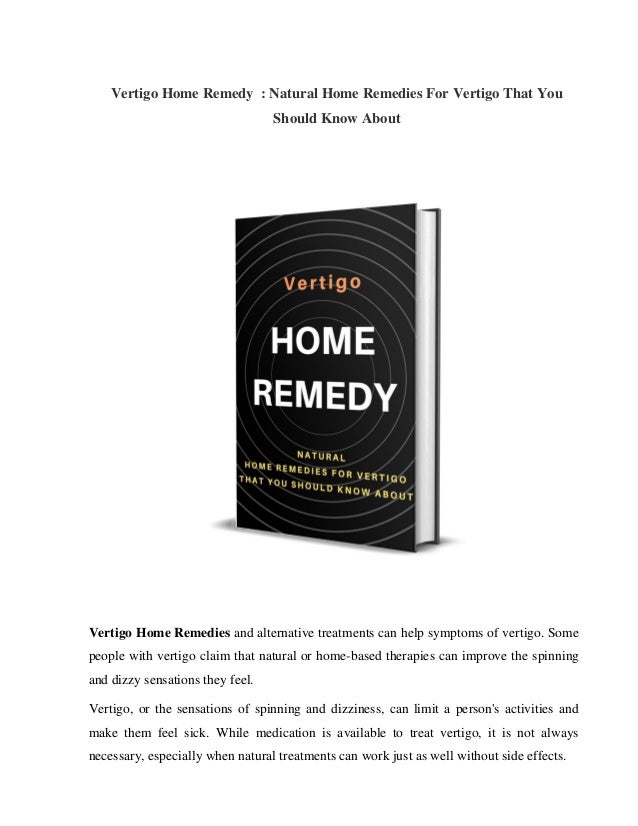 Vertigo Home Remedy Natural Home Remedies For Vertigo That You Shoul Vertigo Home Remedy Natural Home Remedies For Vertigo That You Shoul