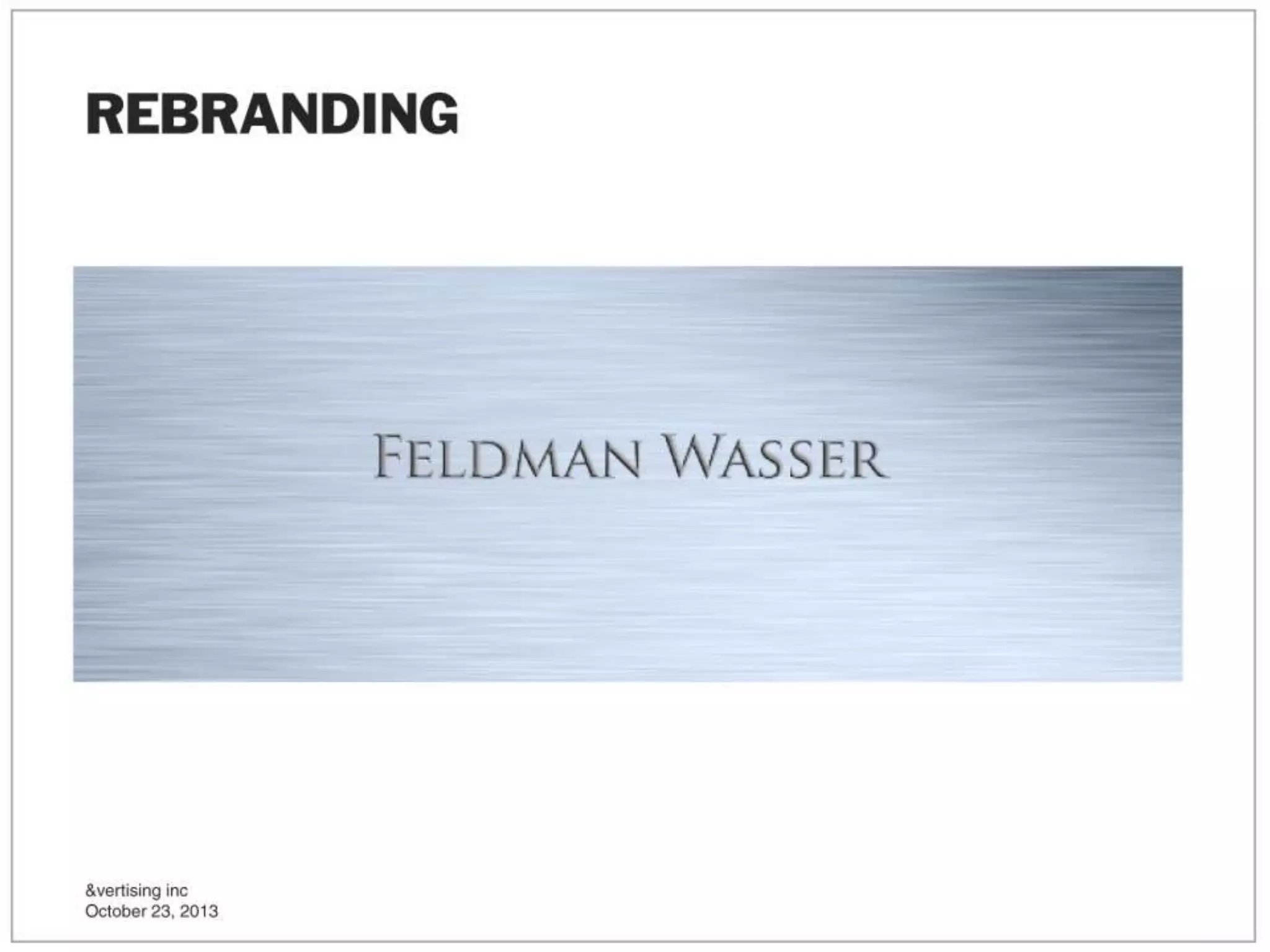 Website Redesign PowerPoint Presentation by David Wojdyla 