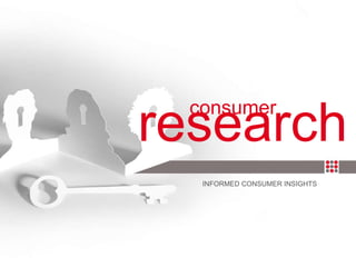 INFORMED CONSUMER INSIGHTS research   consumer 