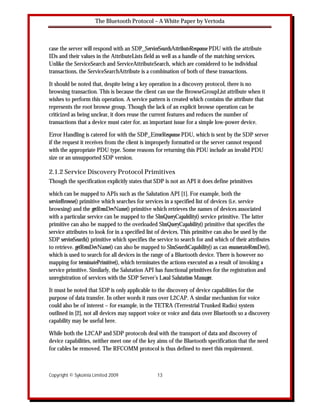 The Bluetooth Protocol | PDF