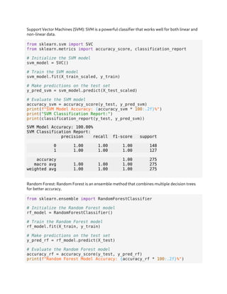 Basic Machine Learning Algorithm with code | PDF