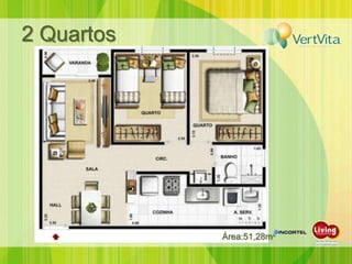 2 Quartos




            Área:51,28m²
 