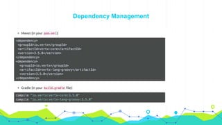 Dependency Management
 