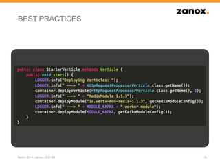 BEST PRACTICES
15Berlin | 2014 | zanox | JUG BB
 