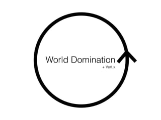 World Domination
+ Vert.x
 