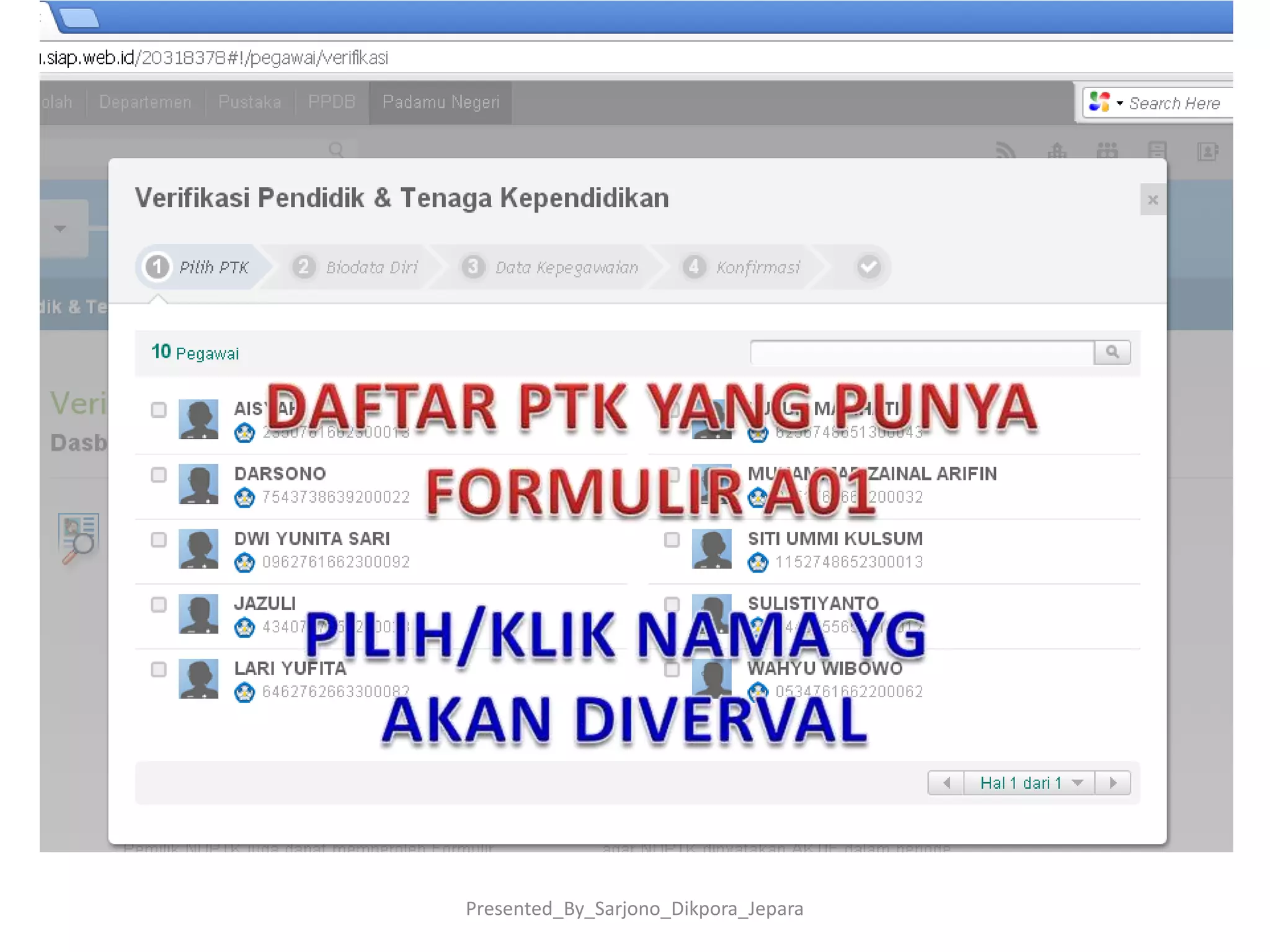 Presented_By_Sarjono_Dikpora_Jepara
 