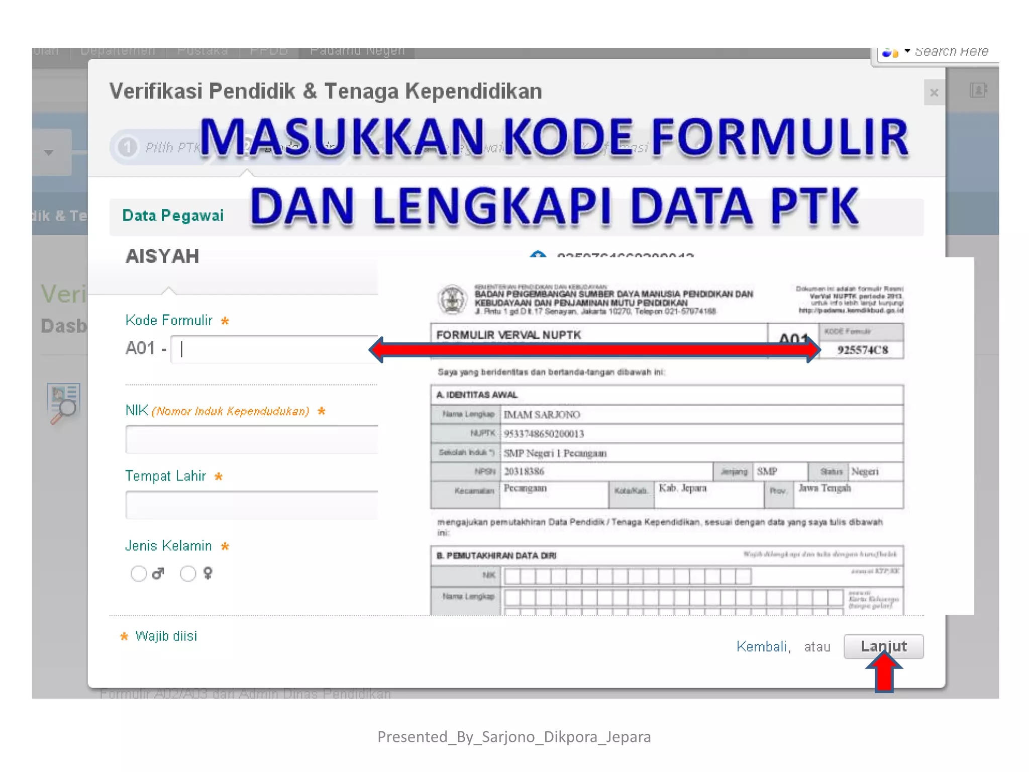 Presented_By_Sarjono_Dikpora_Jepara
 