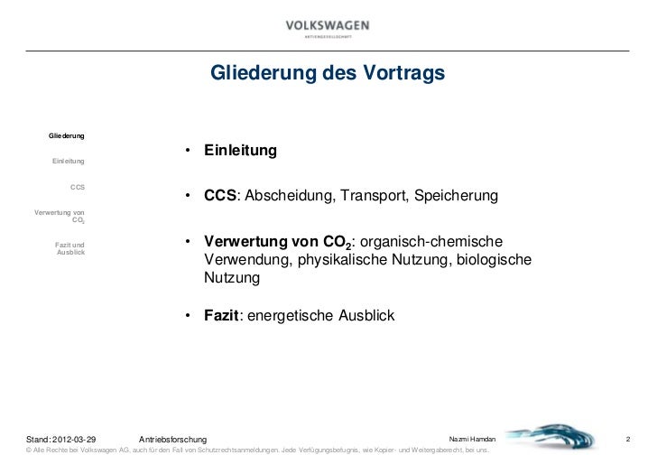 Verwertung Von Co2