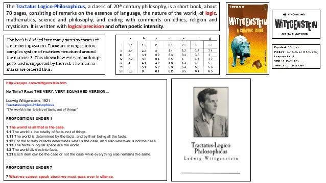 Logic In Wittgenstein S Tractatus Logico Philosophicus A