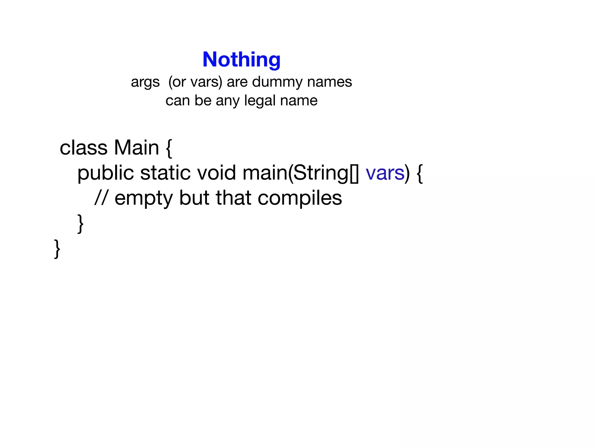 Very basic java errors | PPT