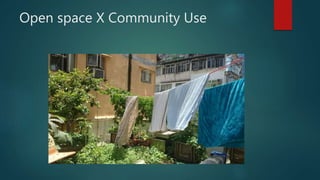Open space X Community Use
 