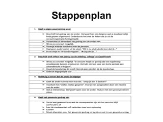 Stappenplan
 