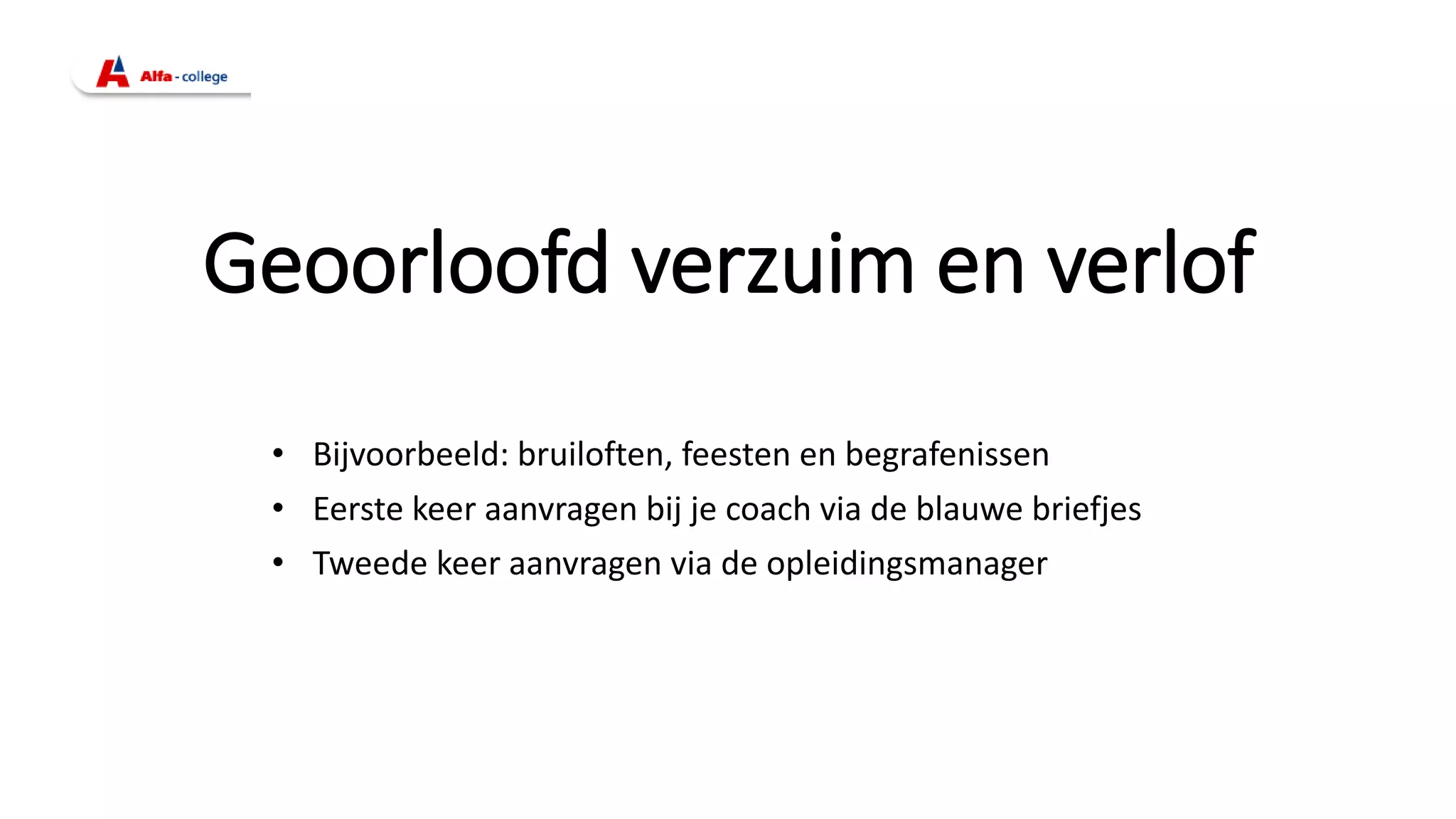 Verzuim, ziekte en absentie | PPTX