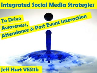Integrated Social Media Strategies To Drive Attendance & Post Event Interaction Awareness, Jeff Hurt VES11b 