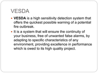 Vesda Loop VESDA | PPTX