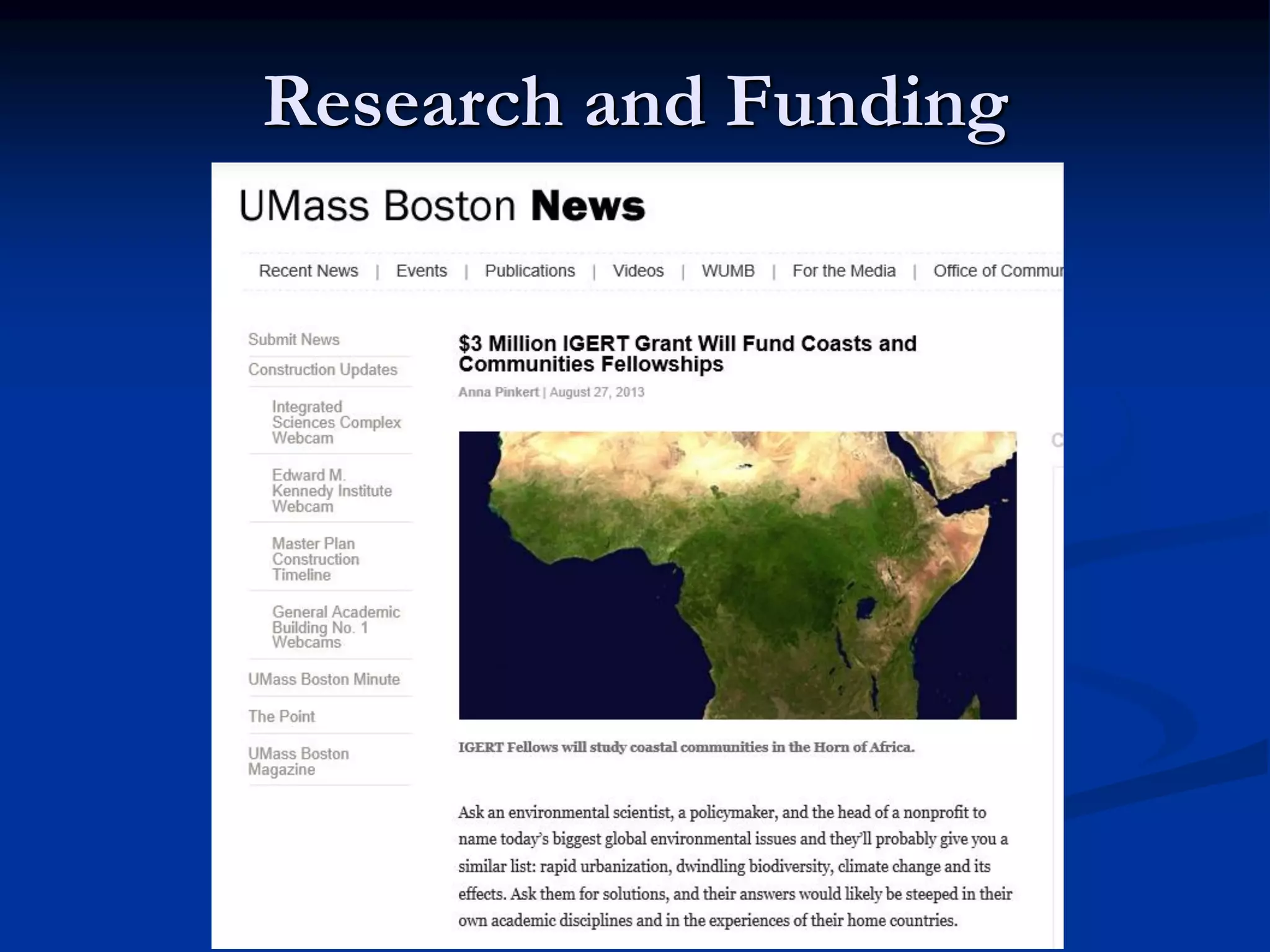 Research and Funding
 