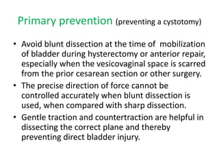 Vesico vaginal fistula | PPTX