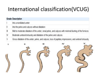 International classification(VCUG)
 