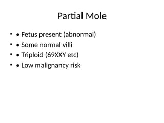 Comprehensive Overview of Vesicular Mole (Hydatidiform Mole) in ...