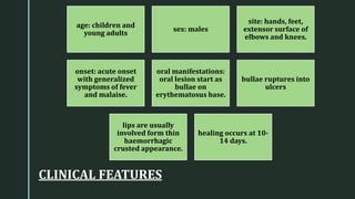 VESICULO BULLOUS LESIONS | PPTX