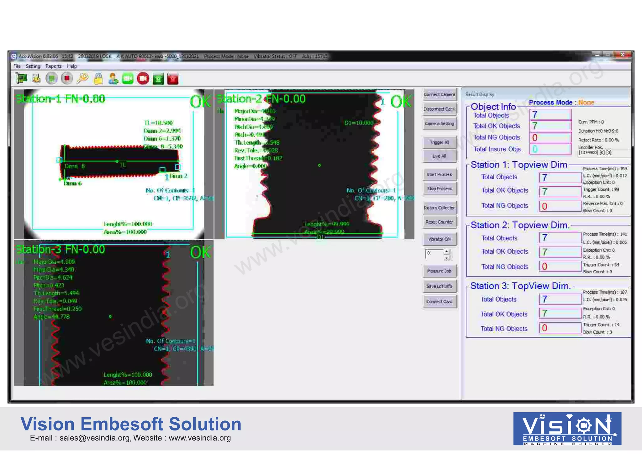Video Camera Based Optical Surface Inspection Measurement Sorting ...