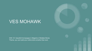 VES MOHAWK
With 12+ beautiful homepages in Magento 2 Multiple Stores
Theme, you can build your online store smarter than ever.
 