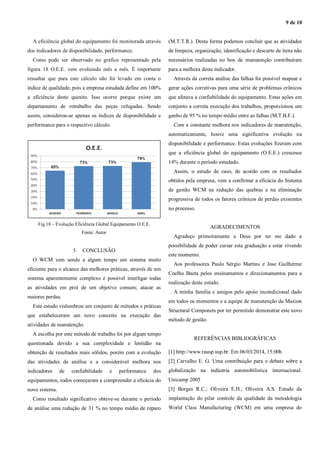 WCM - Pilar Técnico Cost Deployment I.008.2015