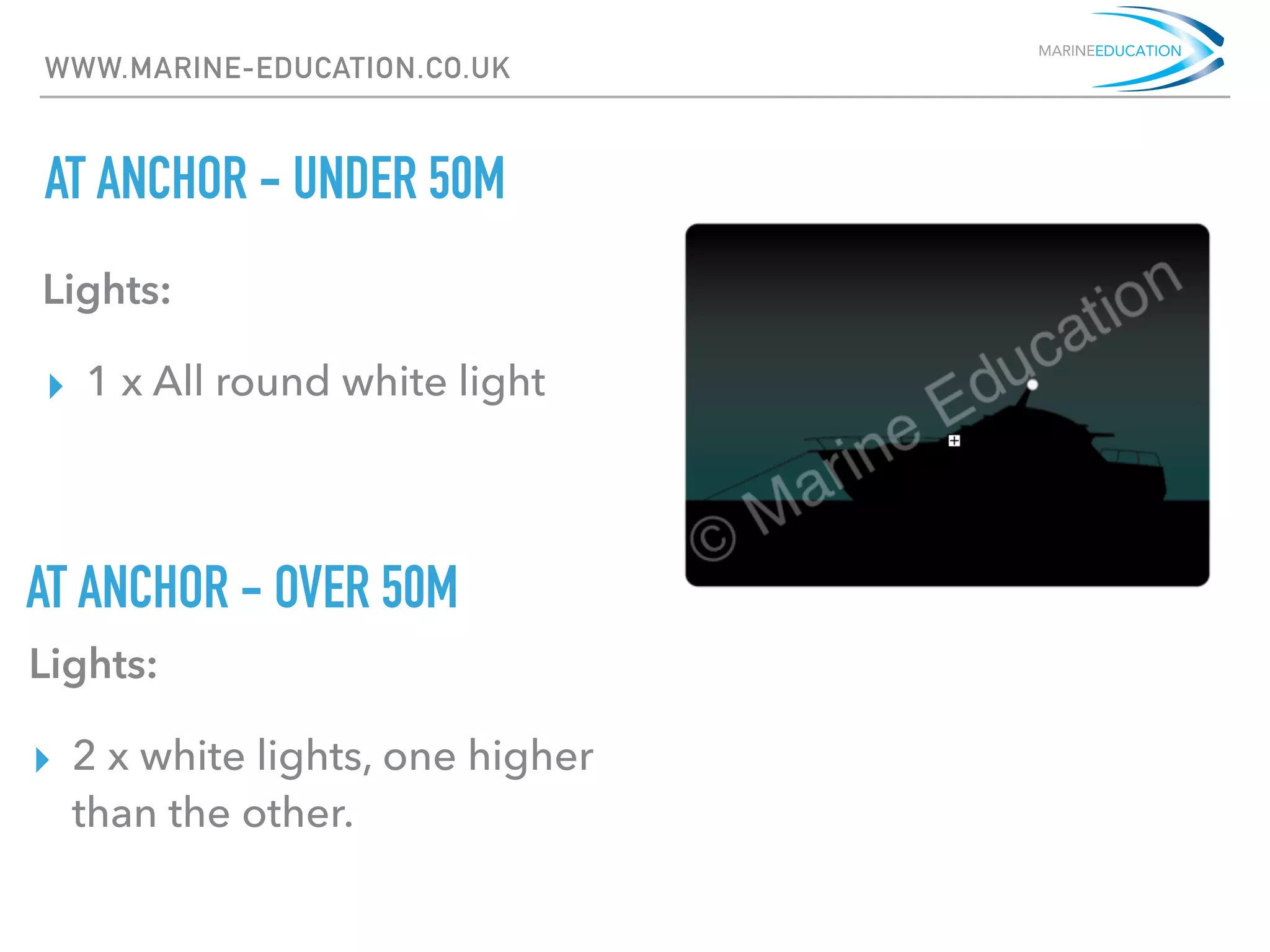 Vessel night navigation lights | PDF