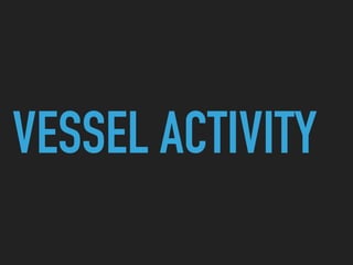 VESSEL ACTIVITY
 