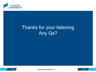 CAISR
Thanks for your listening
Any Qs?
 