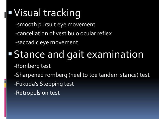 Vestibulo ocular reflex in major depression