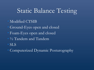 vestibular LEC12.ppt neuro rehabilitation | PPT