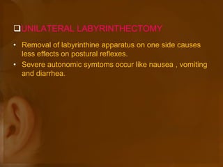 Vestibular system | PPTX
