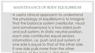 Comprehensive Physiology of the Vestibular System and Balance ...
