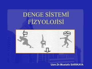 DENGE SİSTEMİ
FİZYOLOJİSİ
Uzm.Dr.Mustafa SARIKAYA
 
