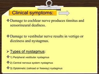 Cochlear Nerve Damage